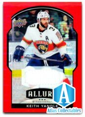 2020-21 UD Allure RED RAINBOW JERSEY Keith Yandle 10